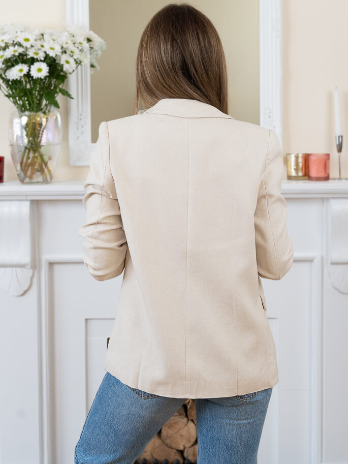 Linen style blazer