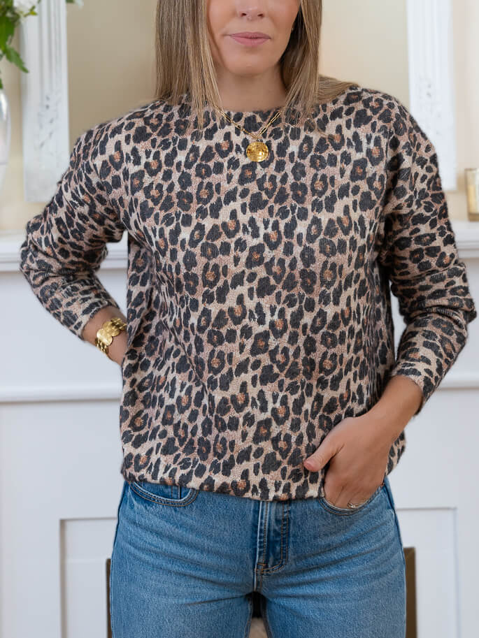 Lisa Leopard Jumper