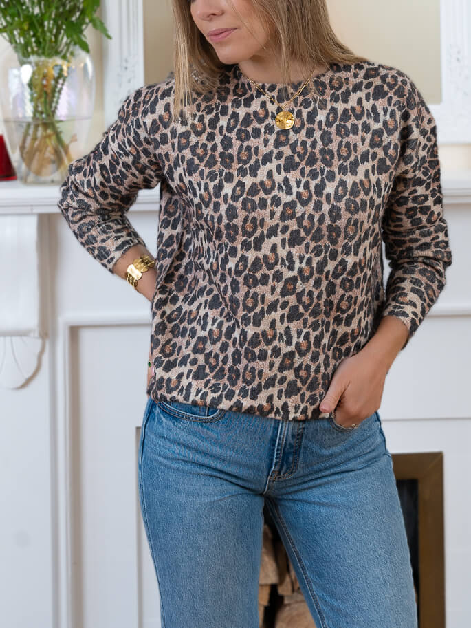 Lisa Leopard Jumper