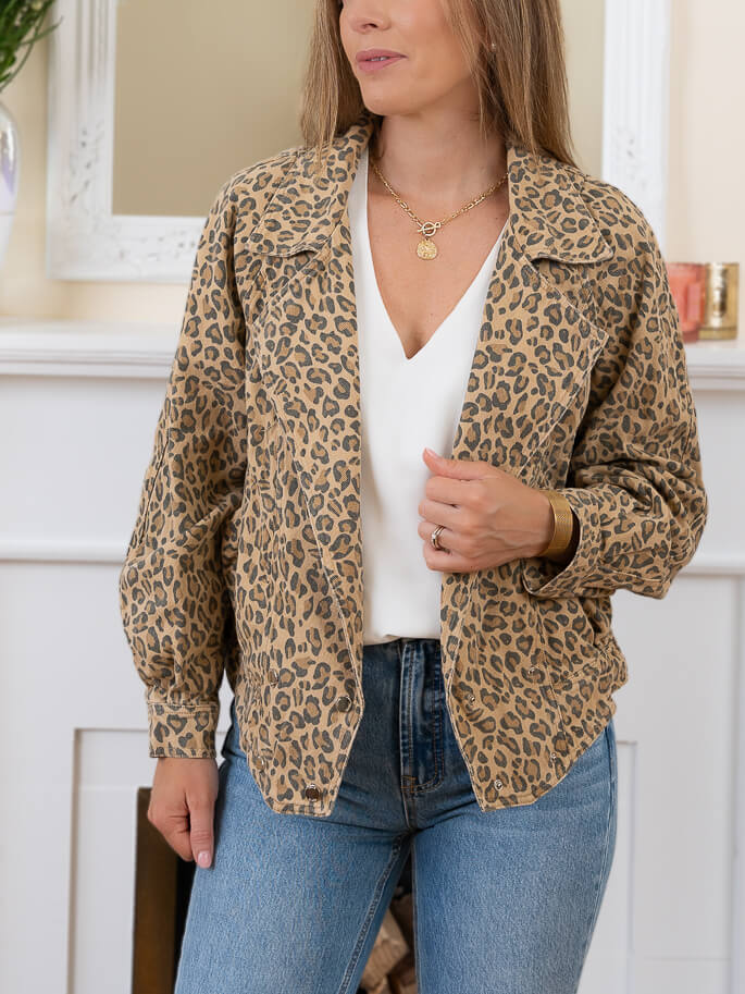 Martina Leopard Jacket