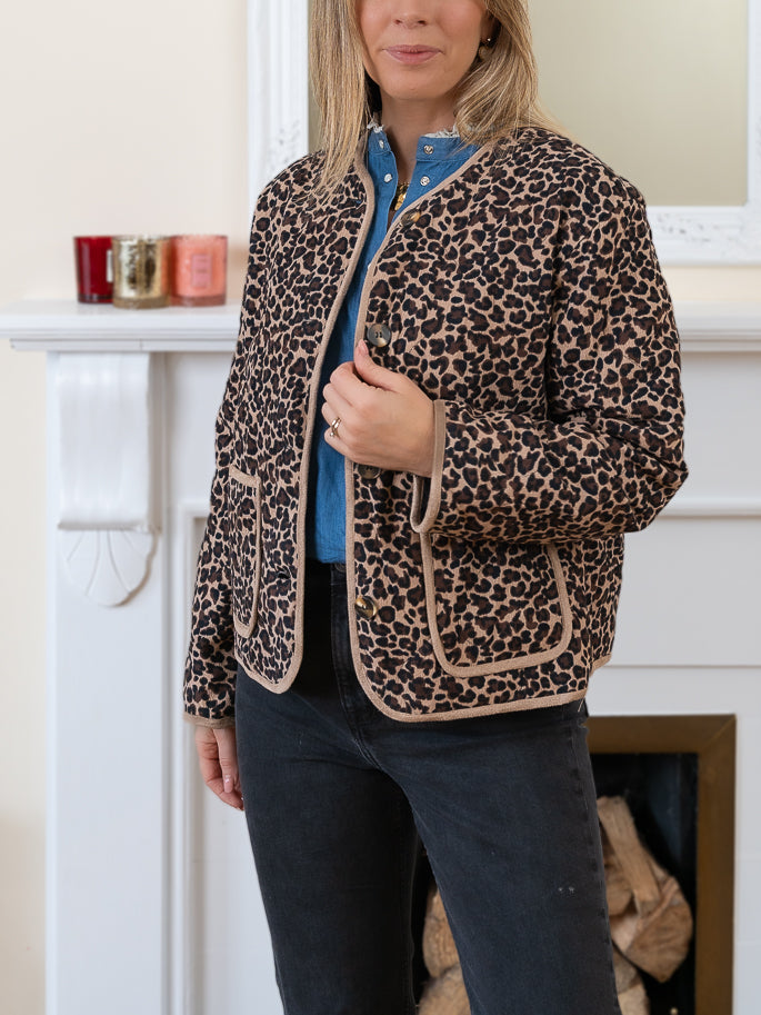 Melissa Leopard jacket