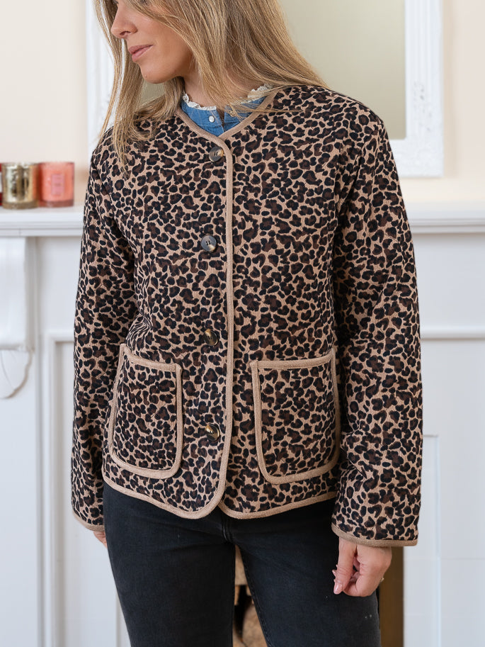 Melissa Leopard jacket