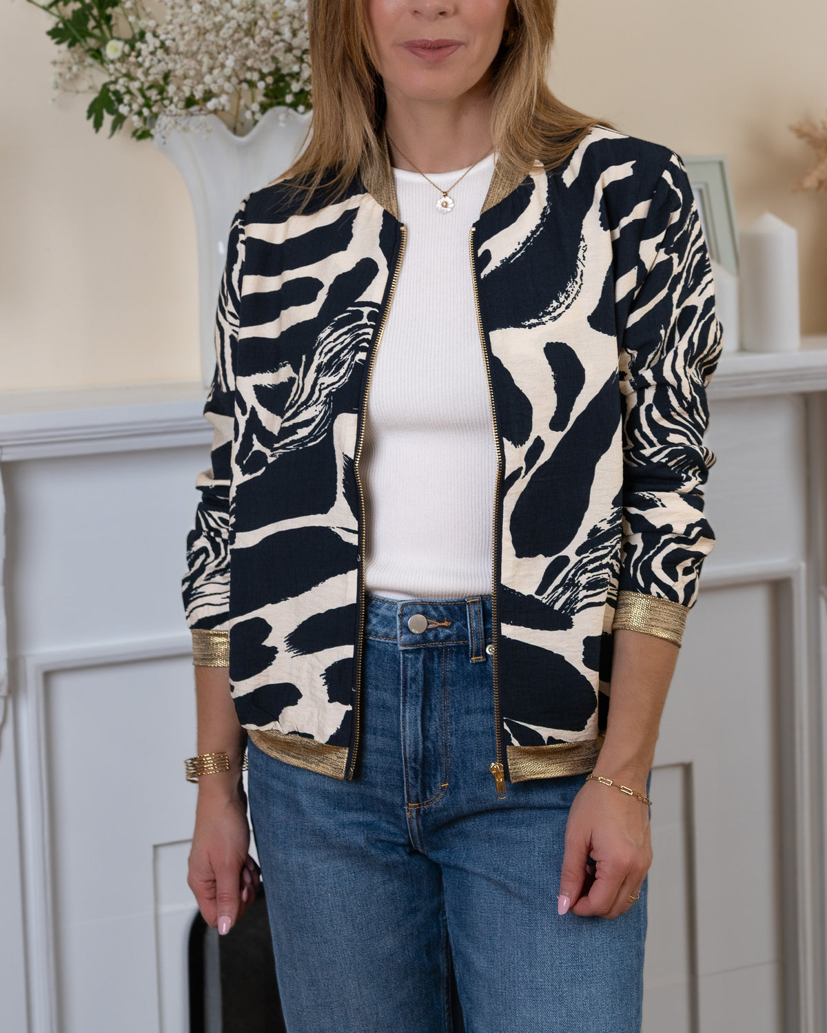 Navy Brooklyn Bomber Jacket