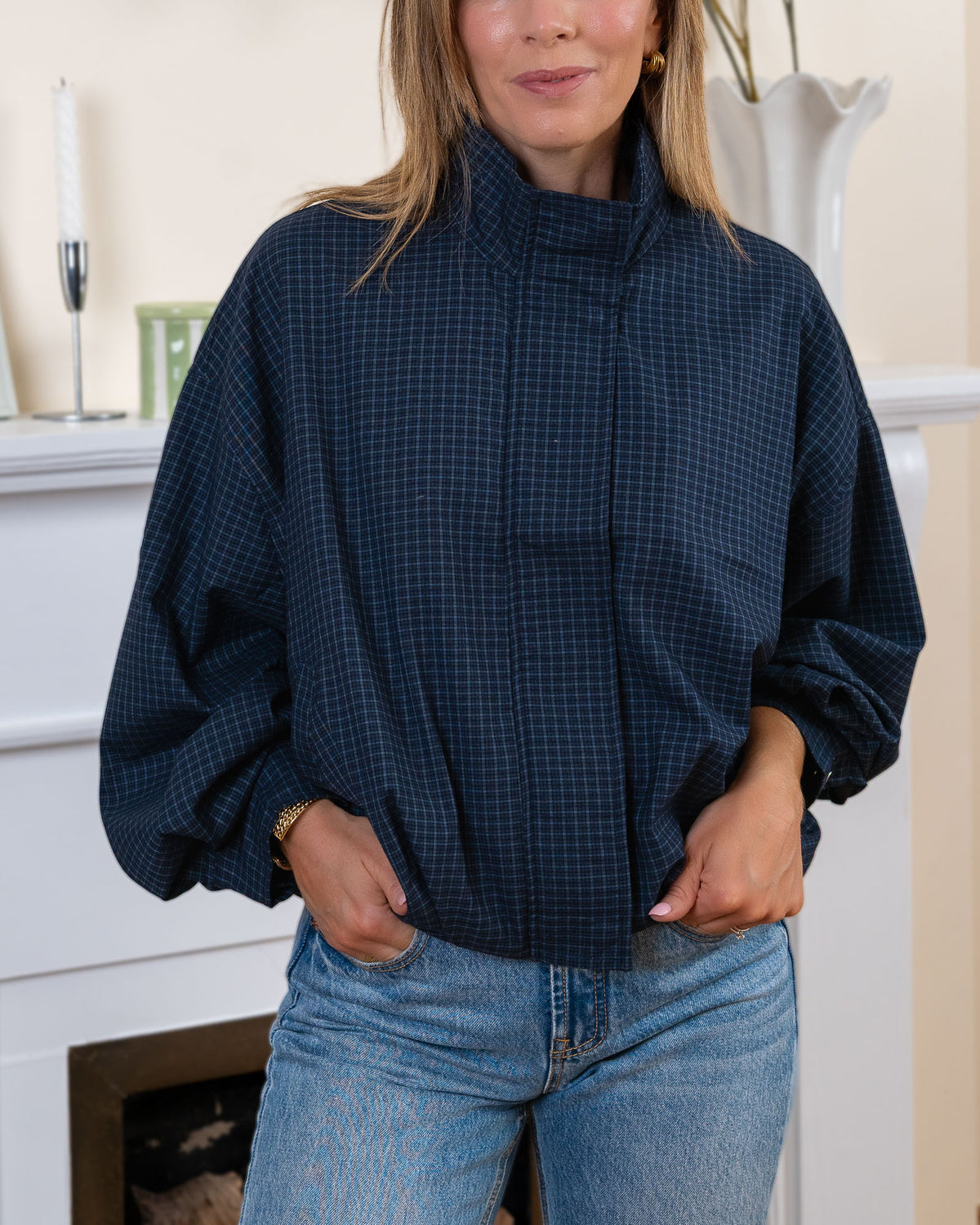 Navy Claire Jacket