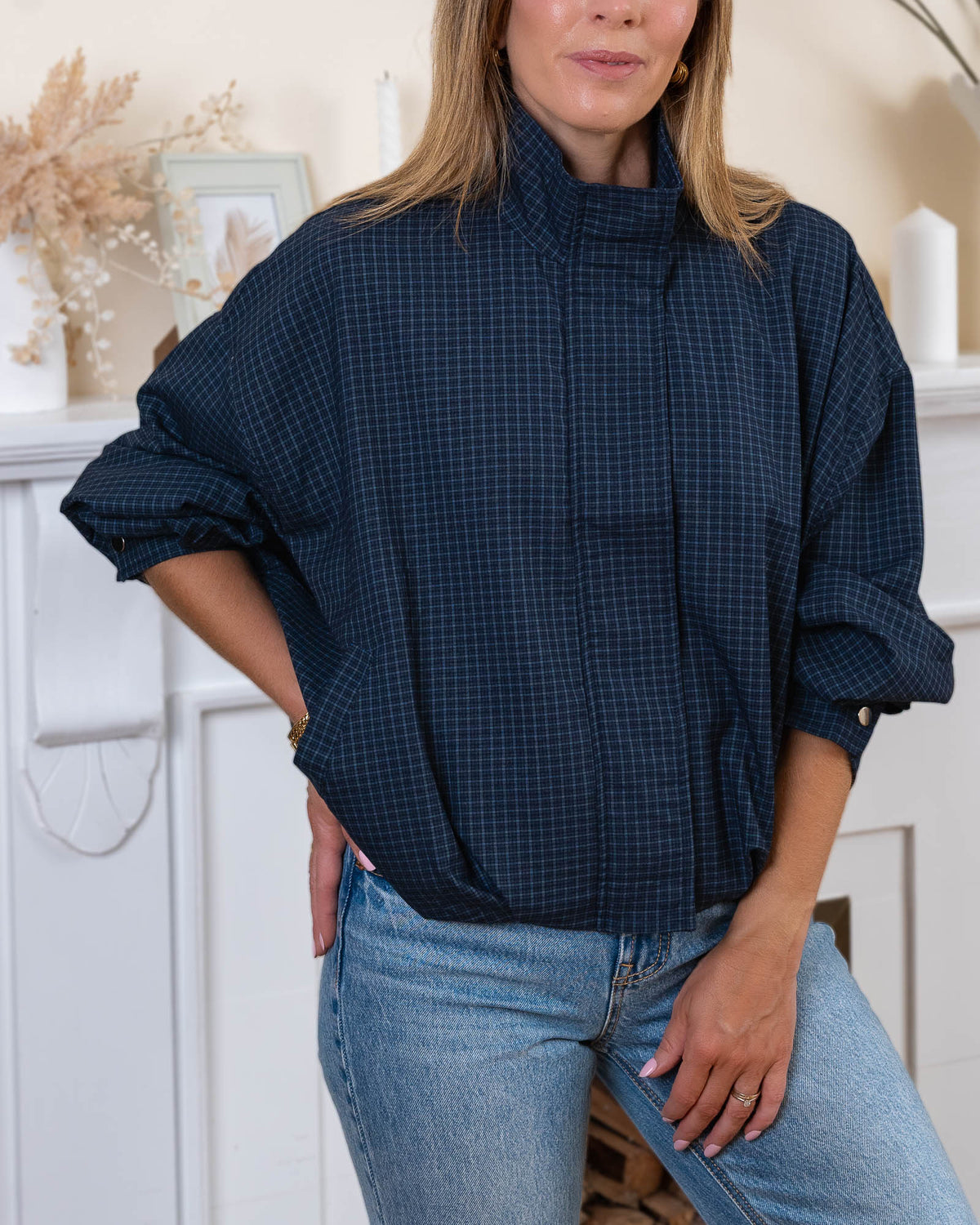 Navy Claire Jacket