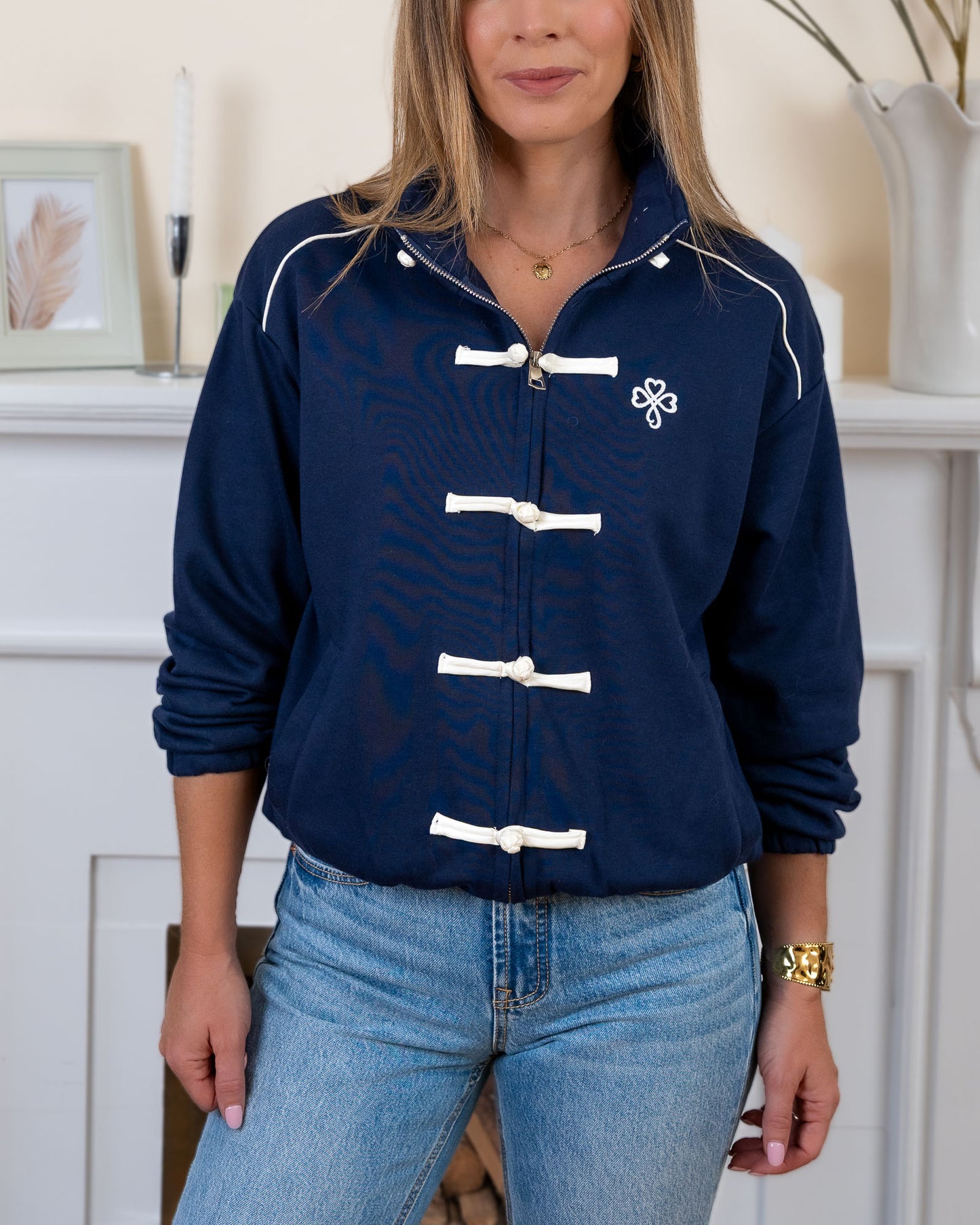 Navy Doreen Sweatshirt