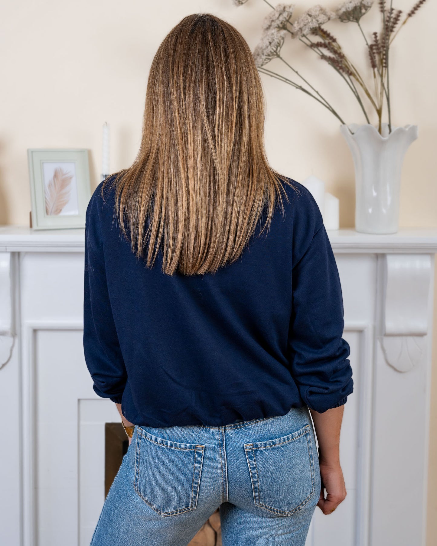Navy Doreen Sweatshirt