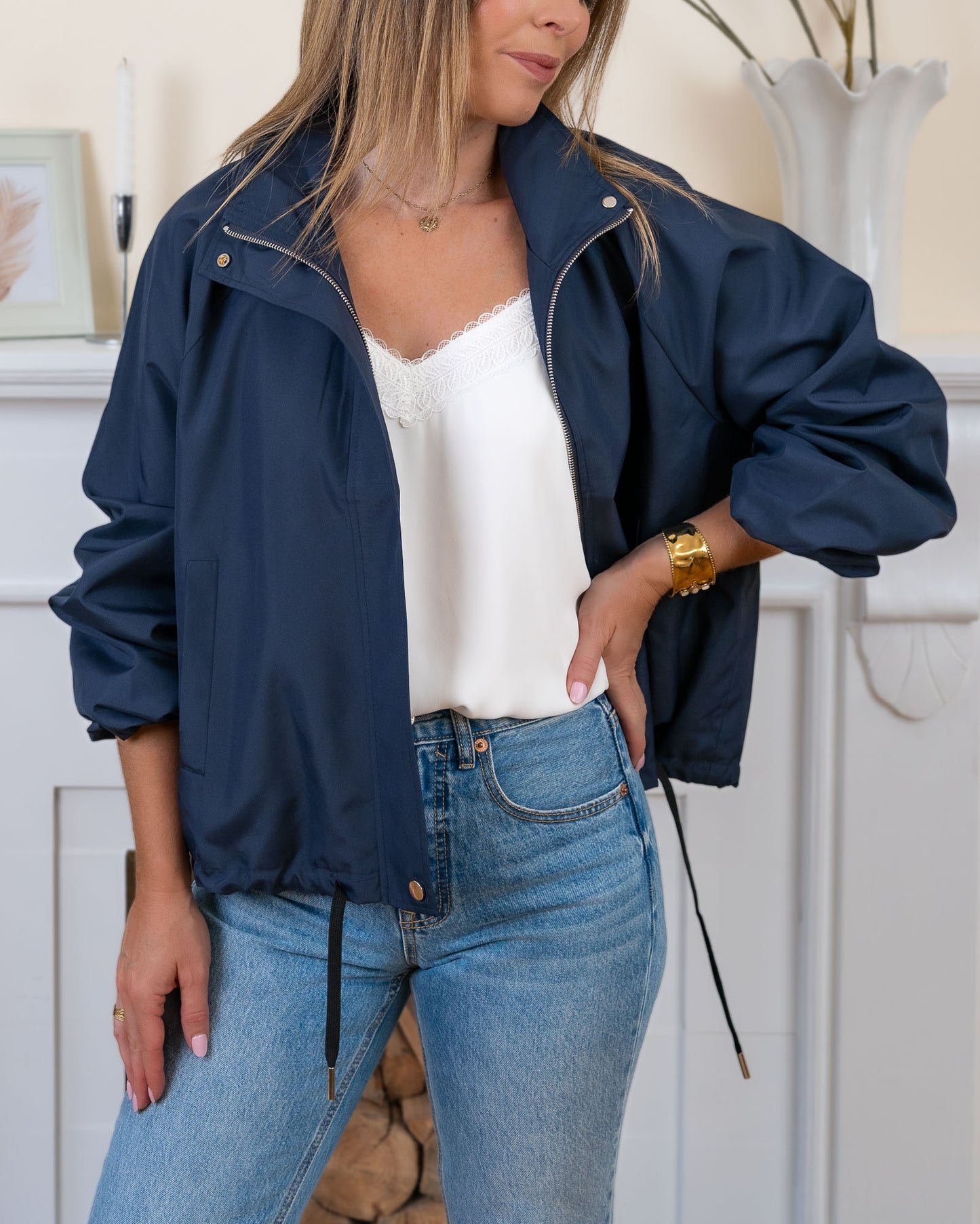 Navy Enzo Jacket