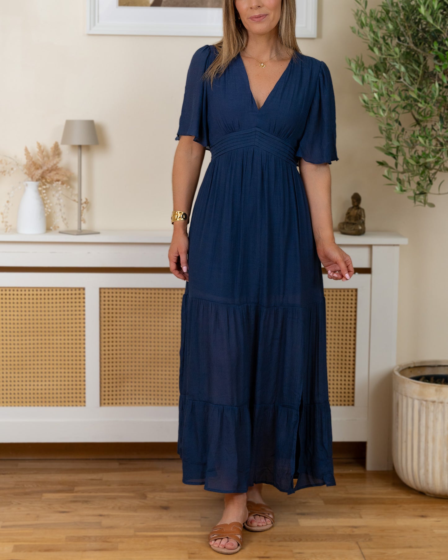 Navy Murcia Maxi Dress