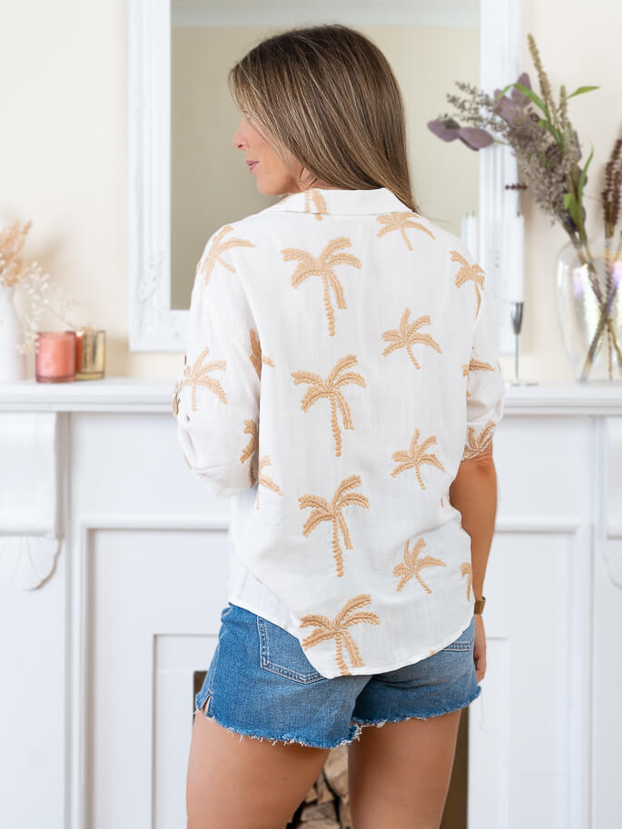 Palm Tree Blouse