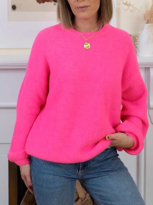 Pink Angie alpaca jumper