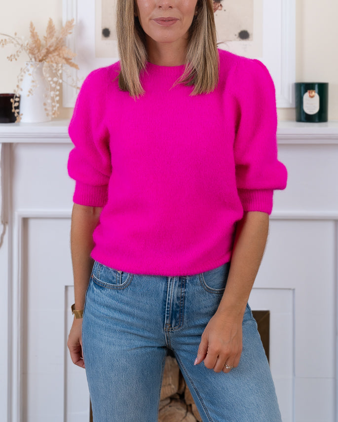 Pink Eleonore Alpaca Jumper