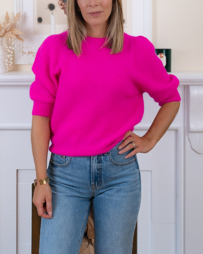 Pink Eleonore Alpaca Jumper