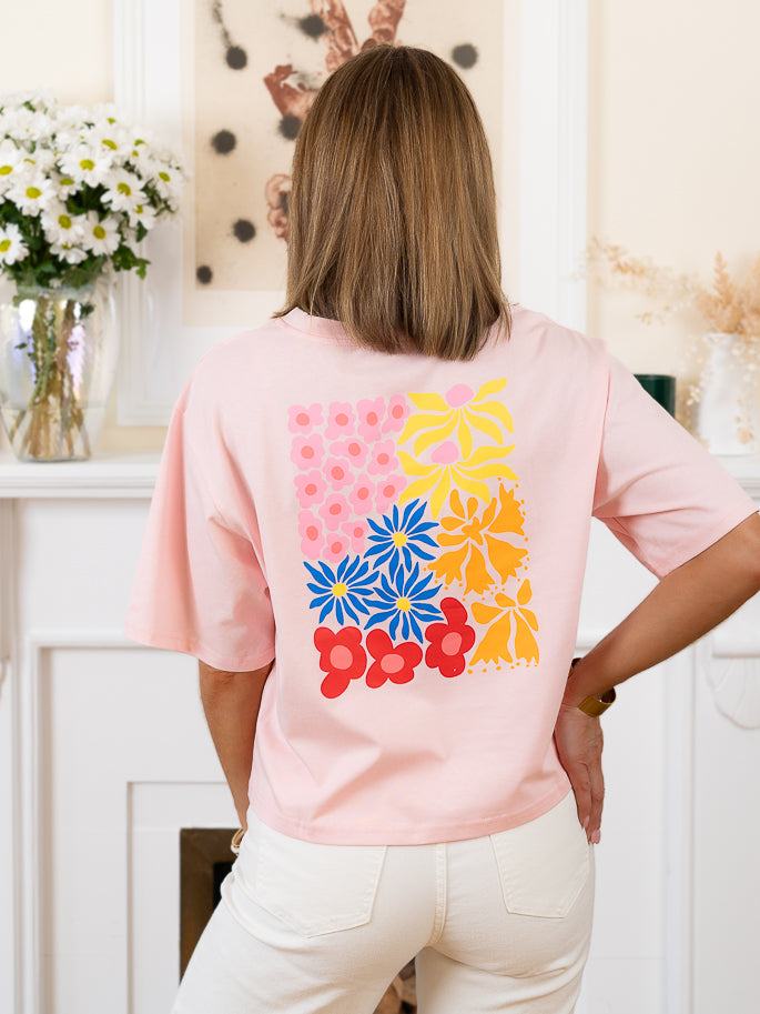 Pink Flower Tshirt