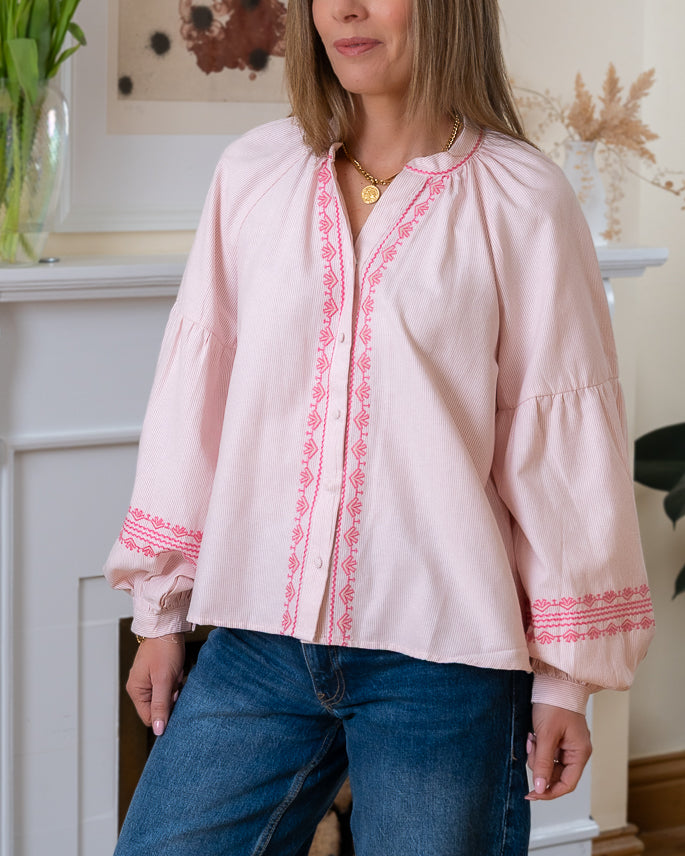 Pink Irene blouse