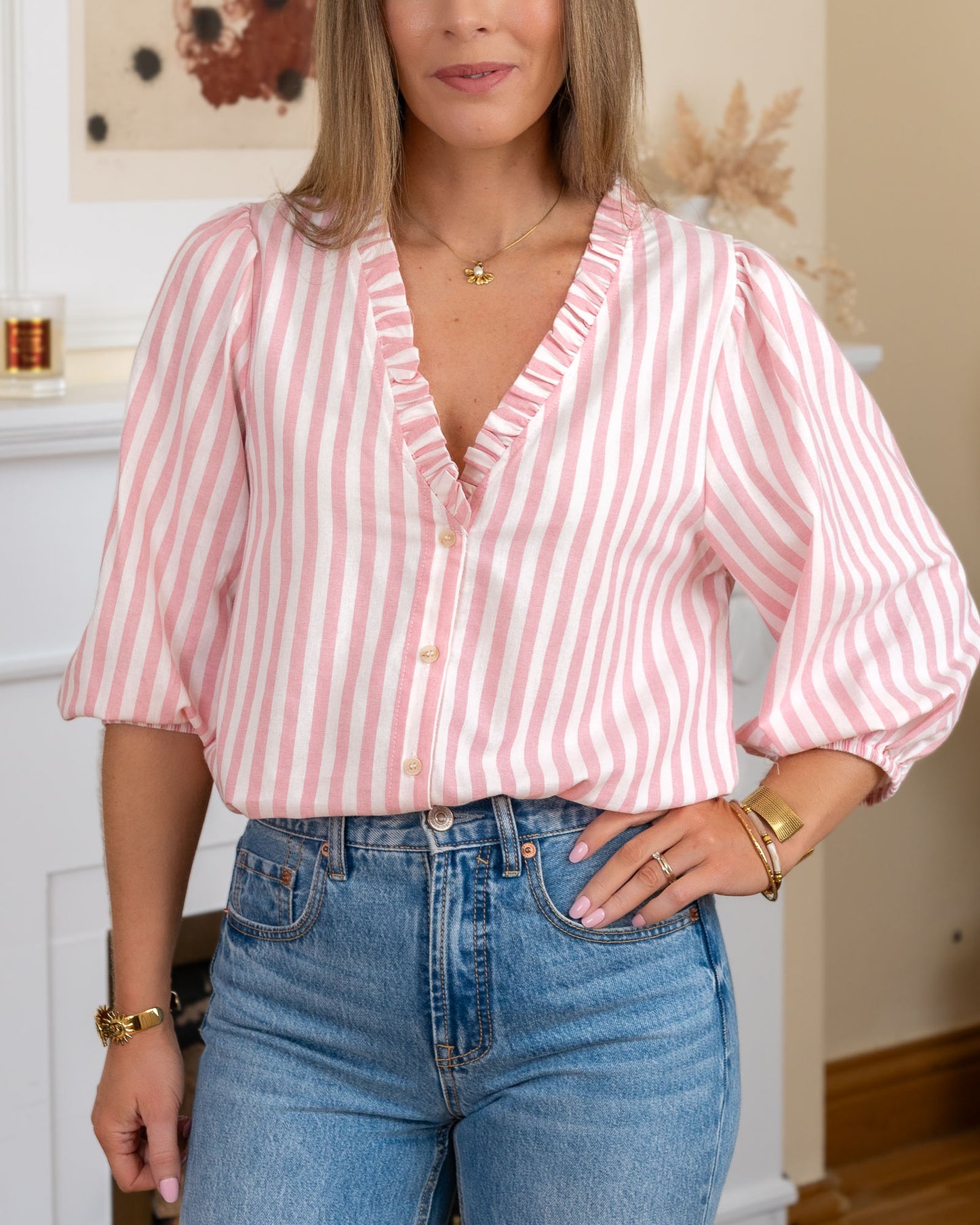 Pink Malena Blouse