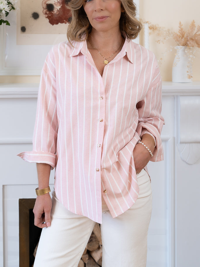 Pink Stripe Shirt