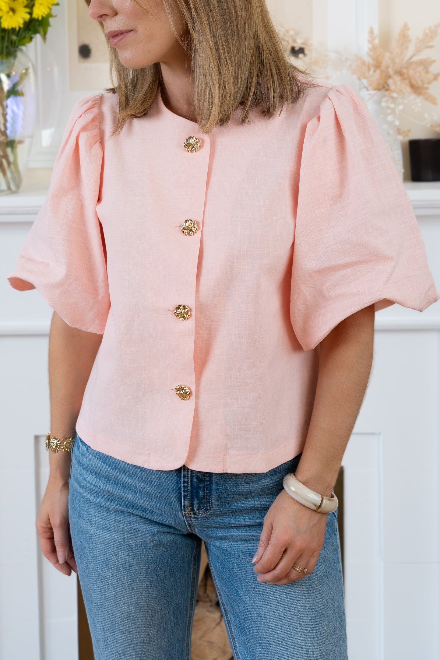 Pink Willow Blouse