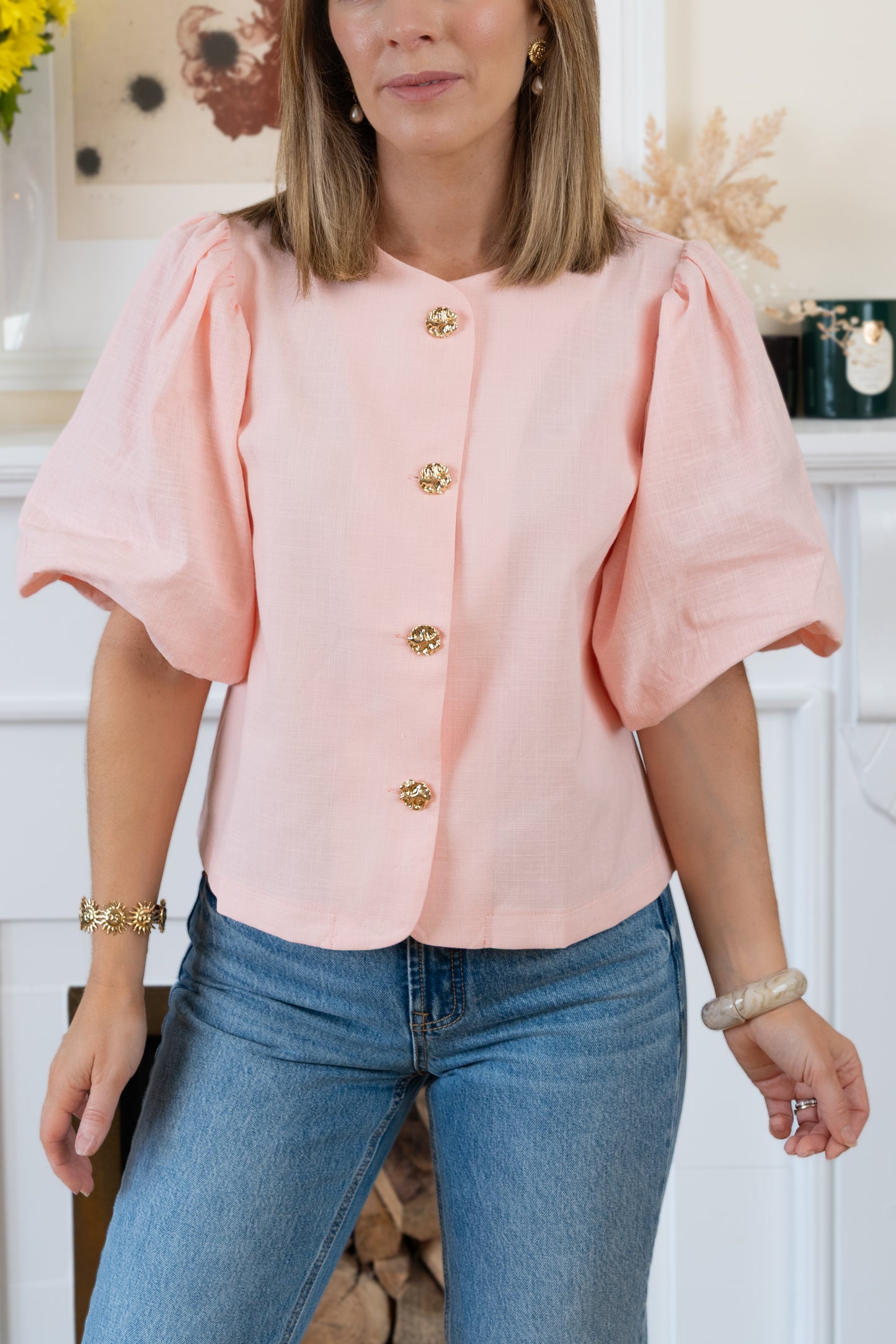 Pink Willow Blouse