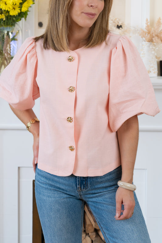 Pink Willow Blouse