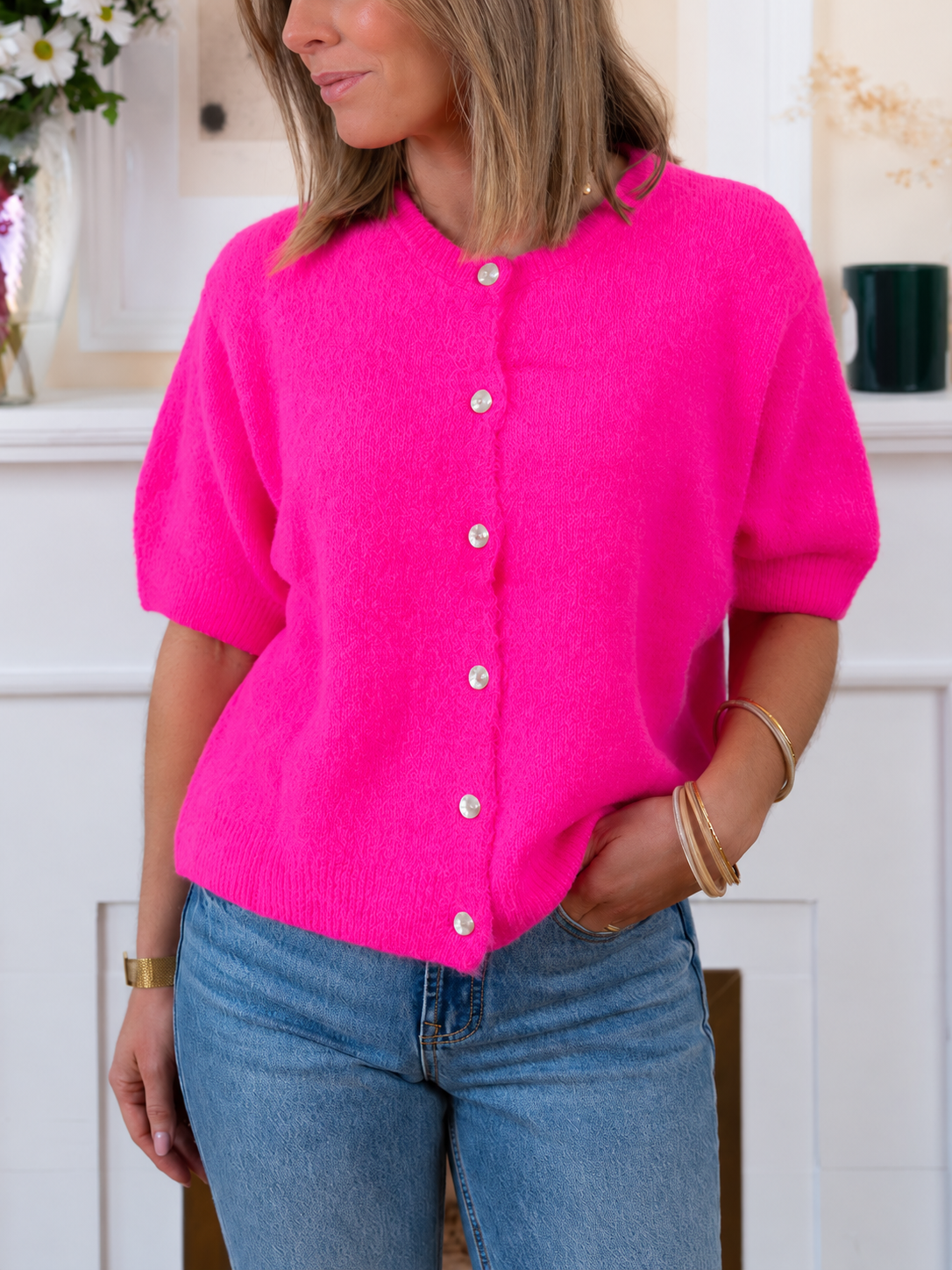 Pink Anna Cardigan