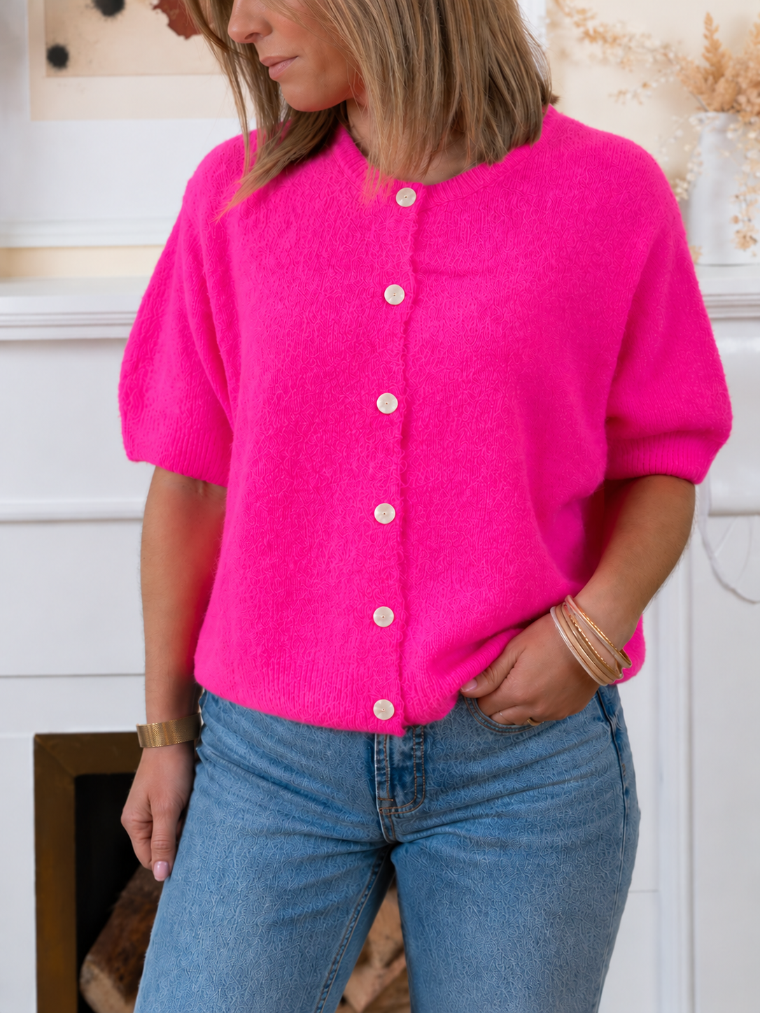Pink Anna Cardigan