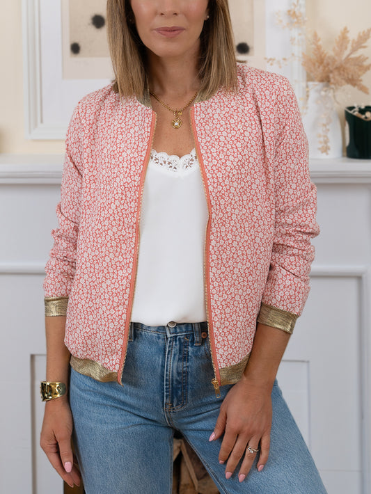 Pink Blossom Bomber