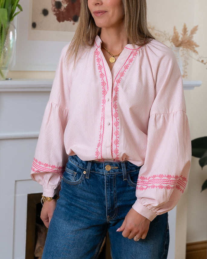 Pink Irene blouse