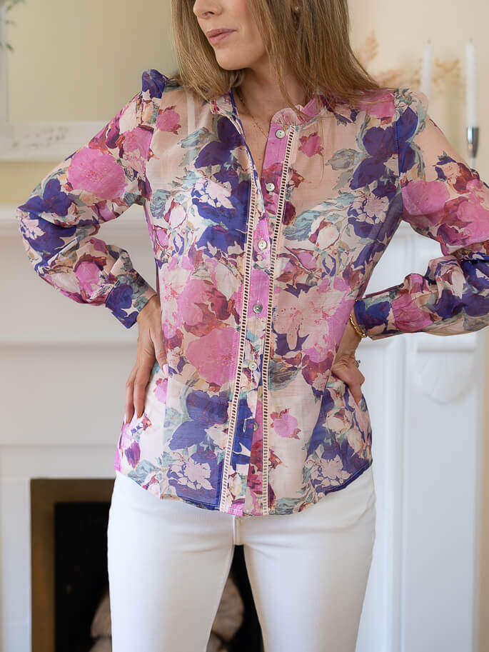 Purple Anne Blouse