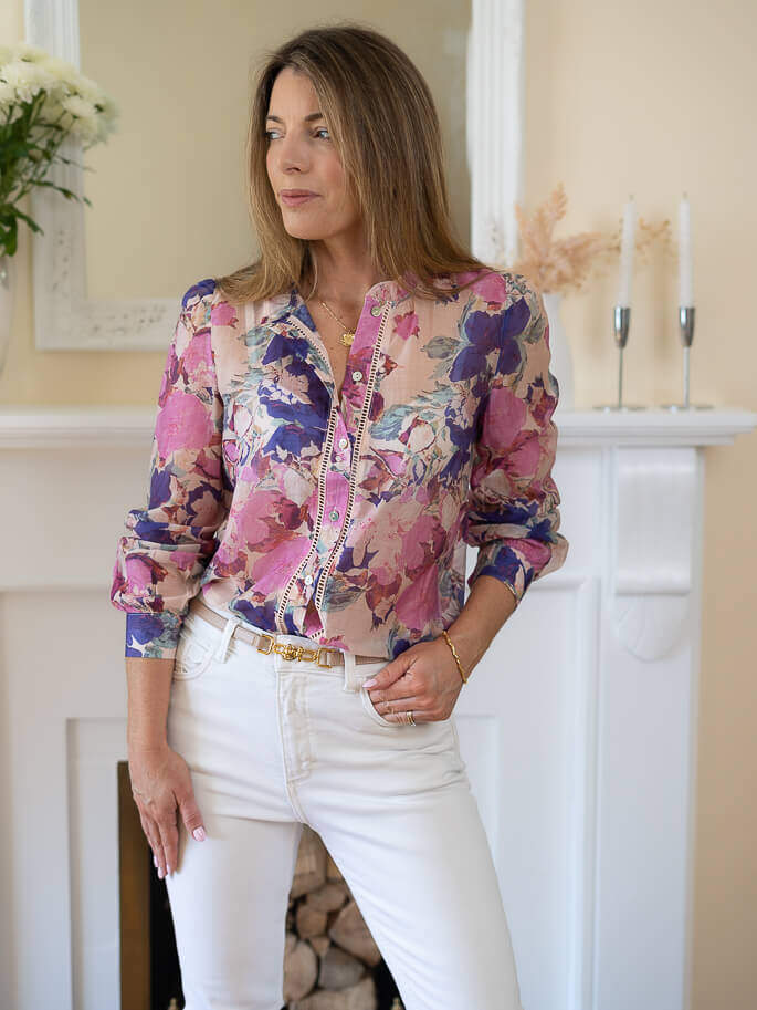 Purple Anne Blouse