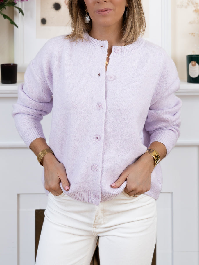 Purple Tommy Cardigan