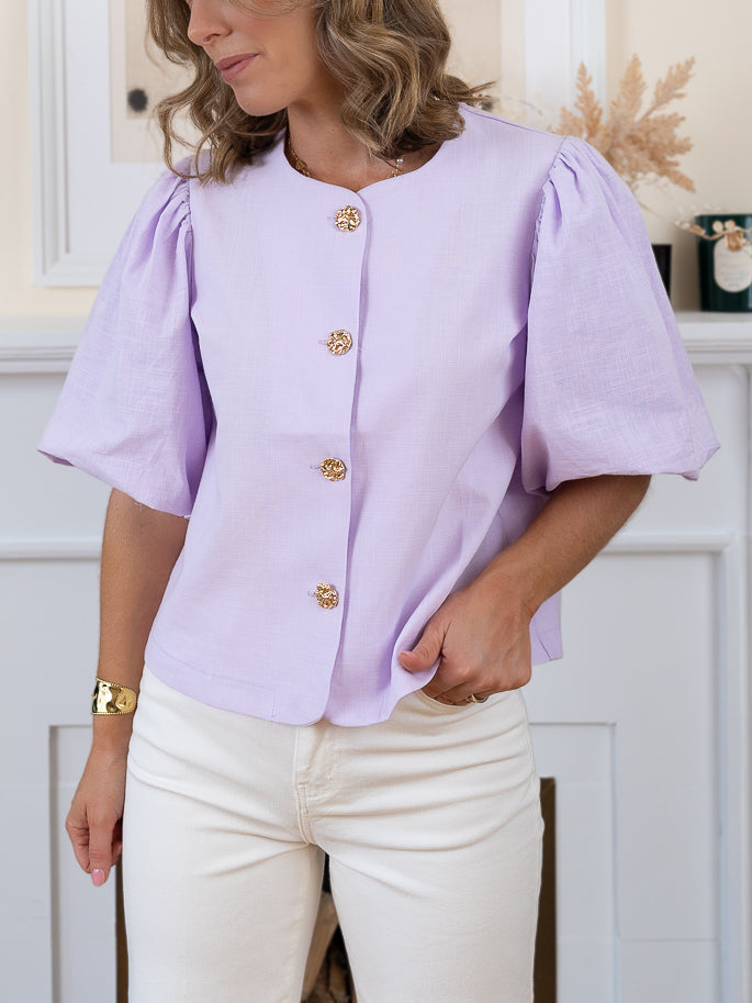 Purple Willow Blouse