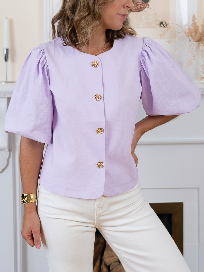 Purple Willow Blouse