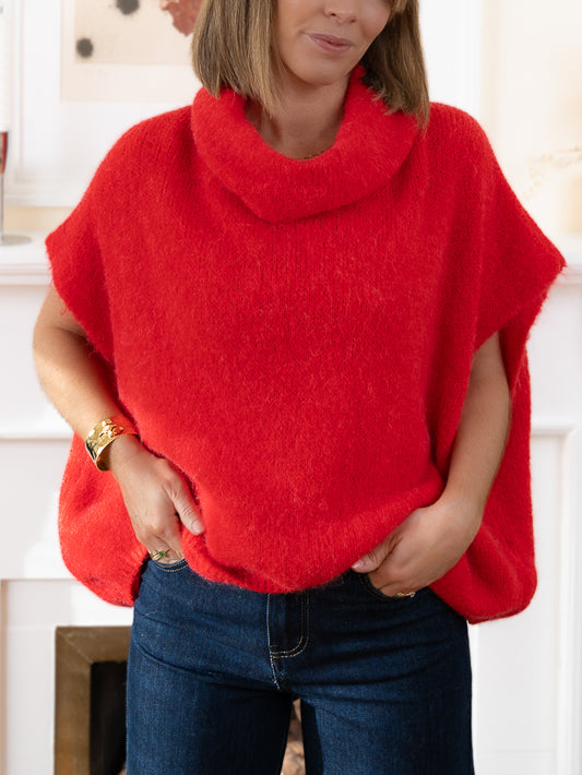 Red Gracie Alpaca Knit