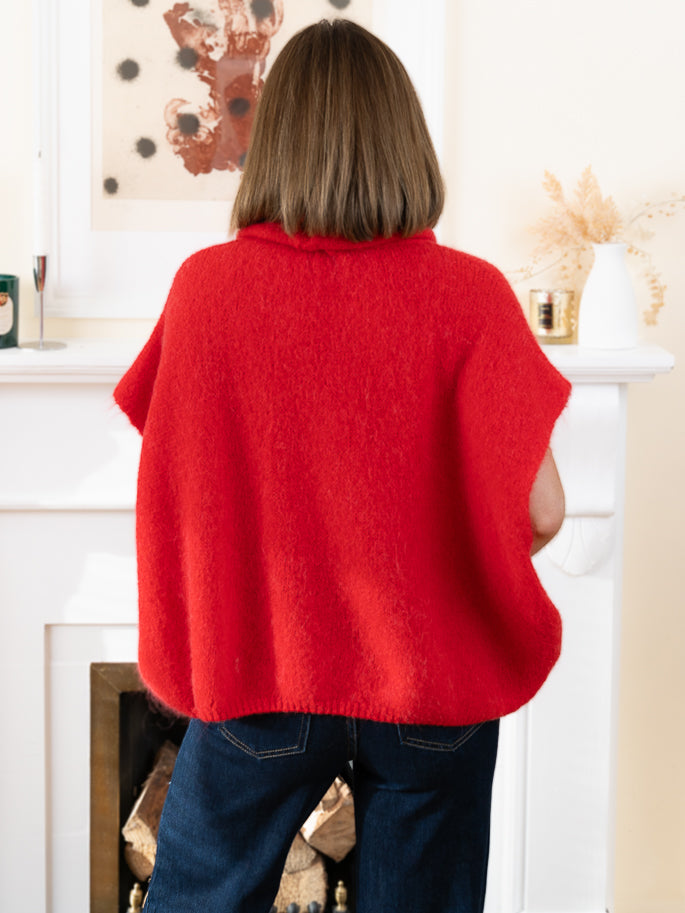 Red Gracie Alpaca Knit