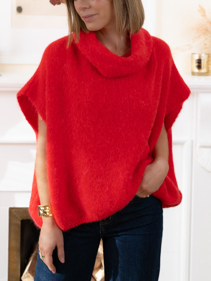 Red Gracie Alpaca Knit