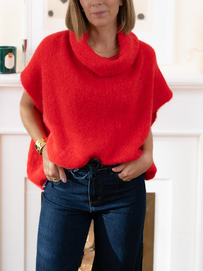 Red Gracie Alpaca Knit