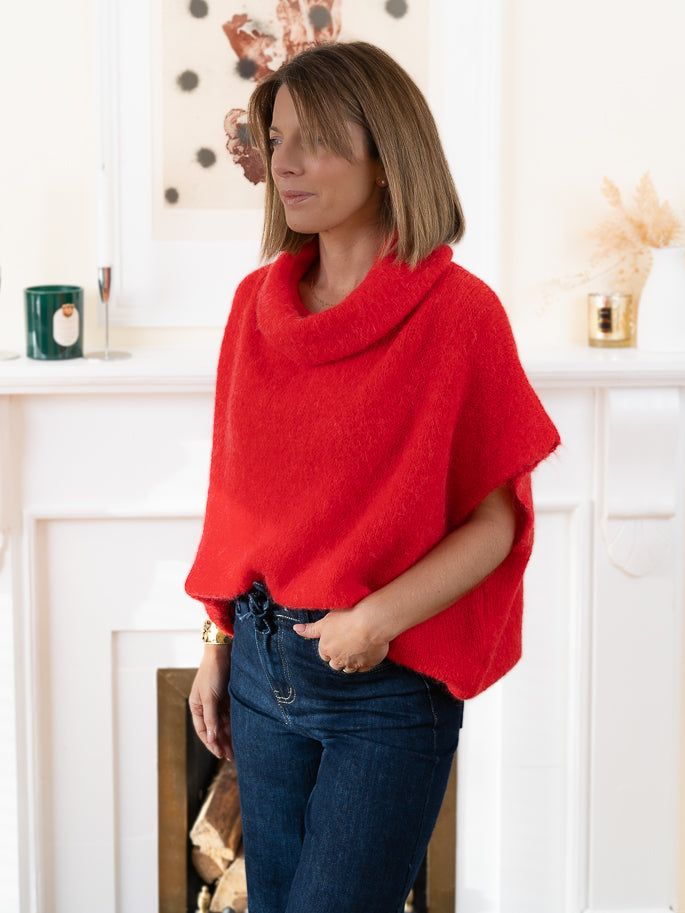 Red Gracie Alpaca Knit