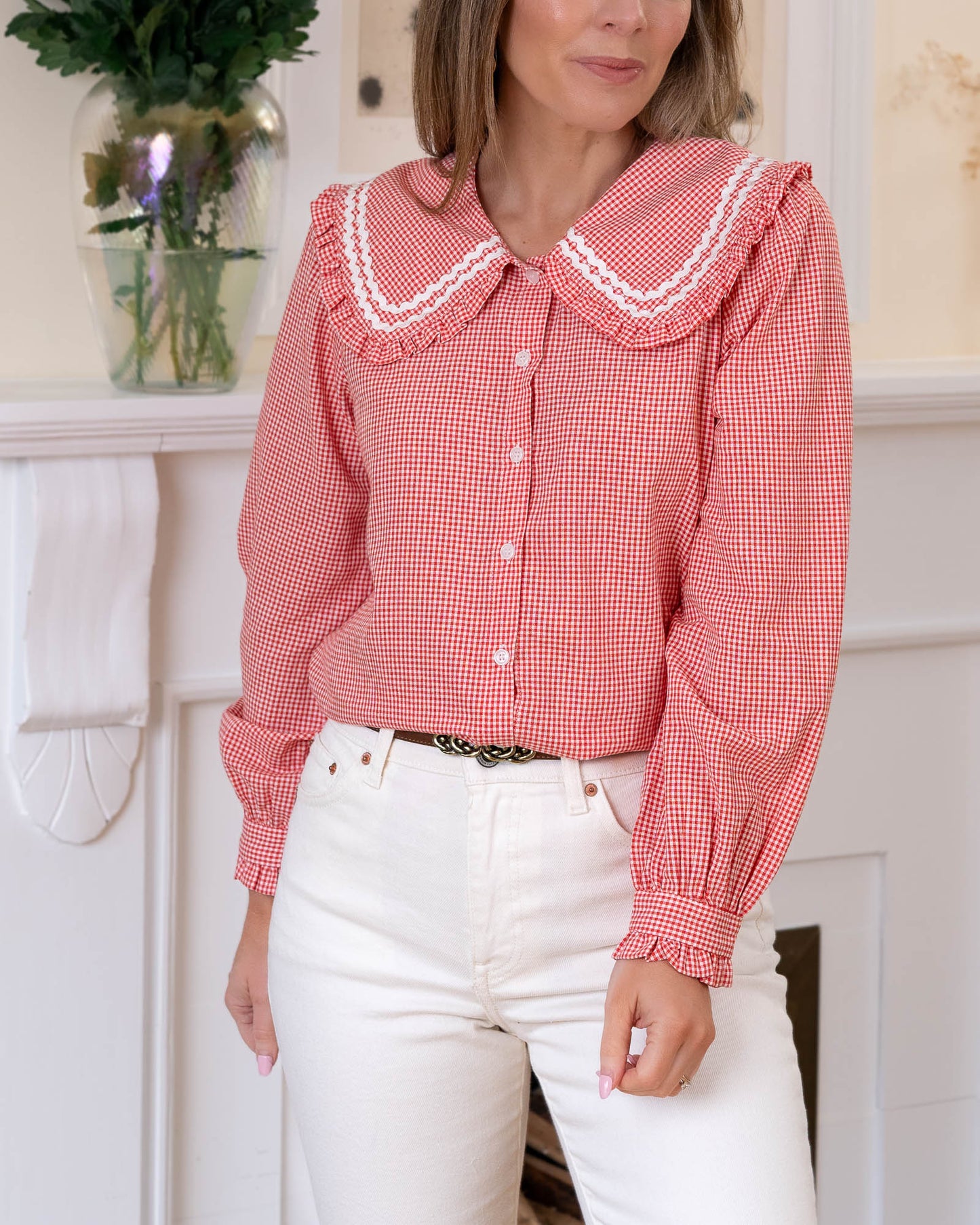 Red Sadie Blouse