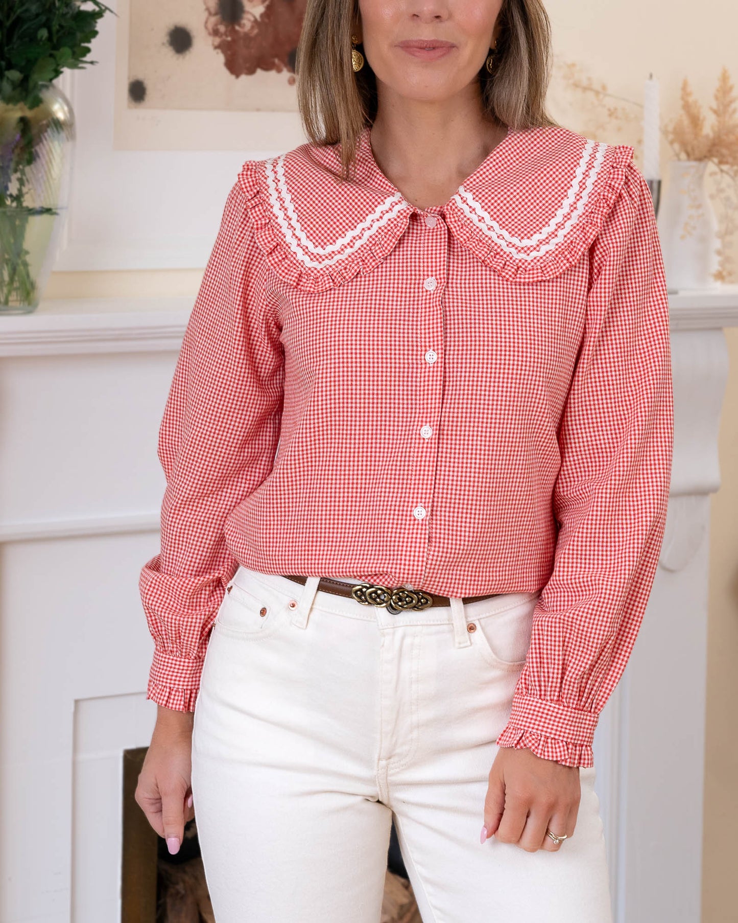 Red Sadie Blouse