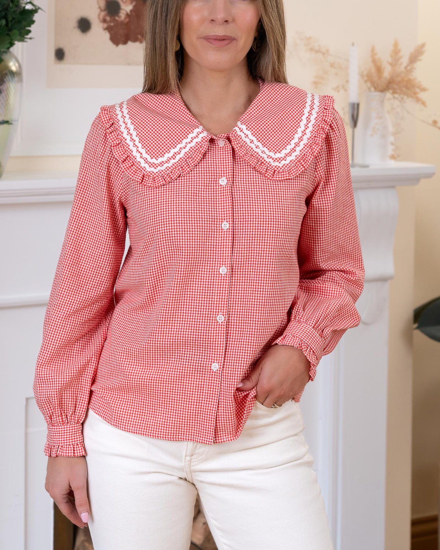 Red Sadie Blouse