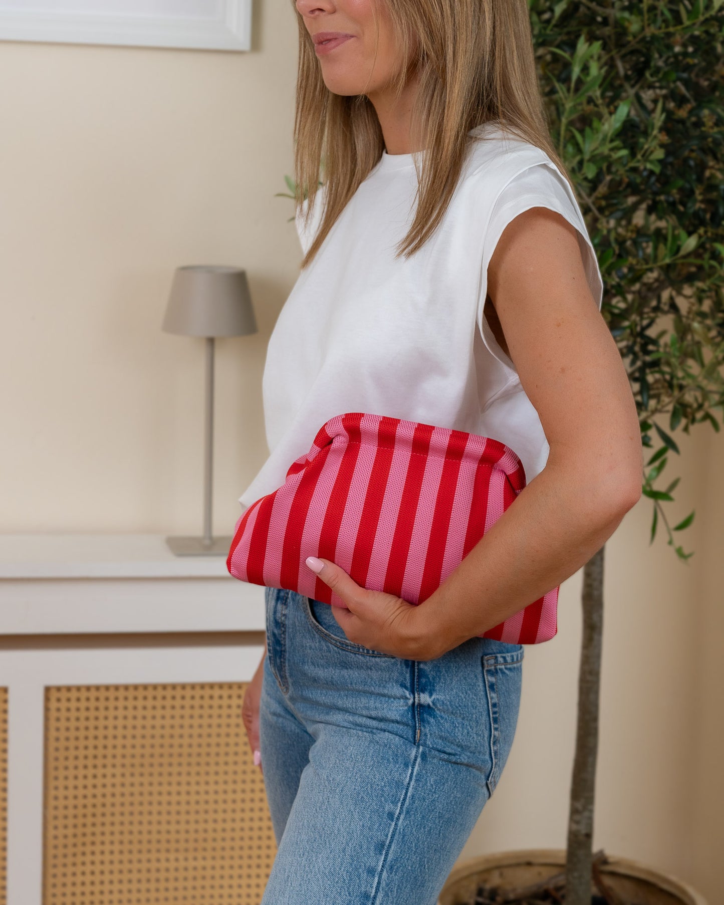 Red Stripes Brunna Bag