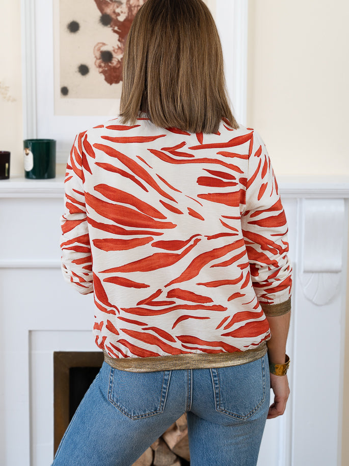 Red Ottawa Bomber Jacket