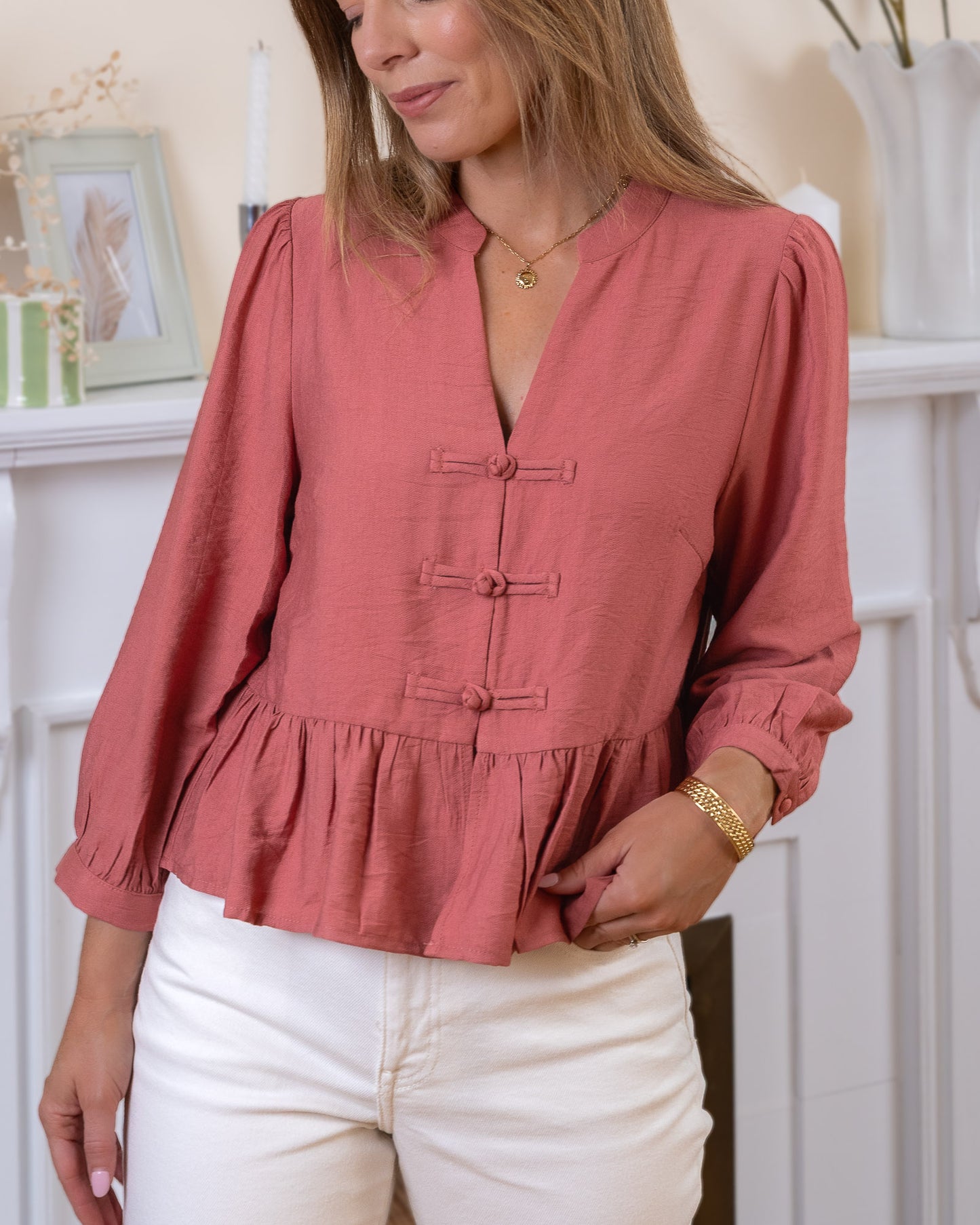 Rose Natia Blouse
