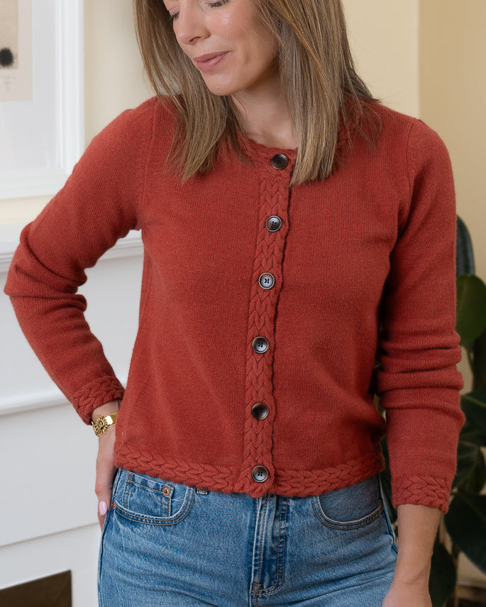 Rust Leona Cardigan