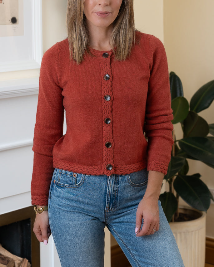 Rust Leona Cardigan