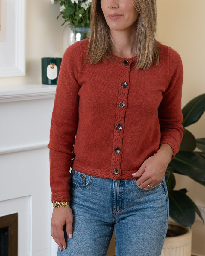 Rust Leona Cardigan