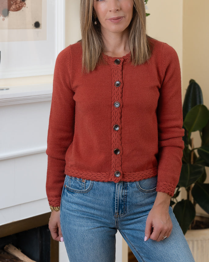 Rust Leona Cardigan