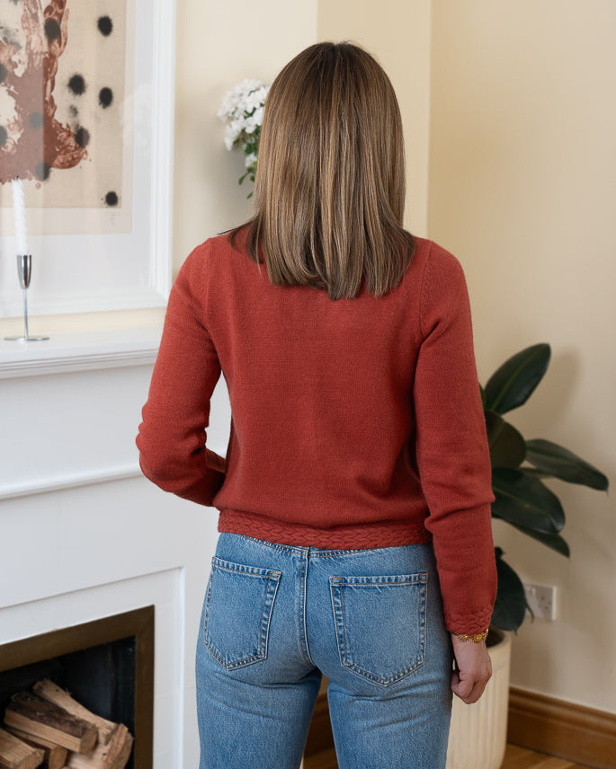 Rust Leona Cardigan