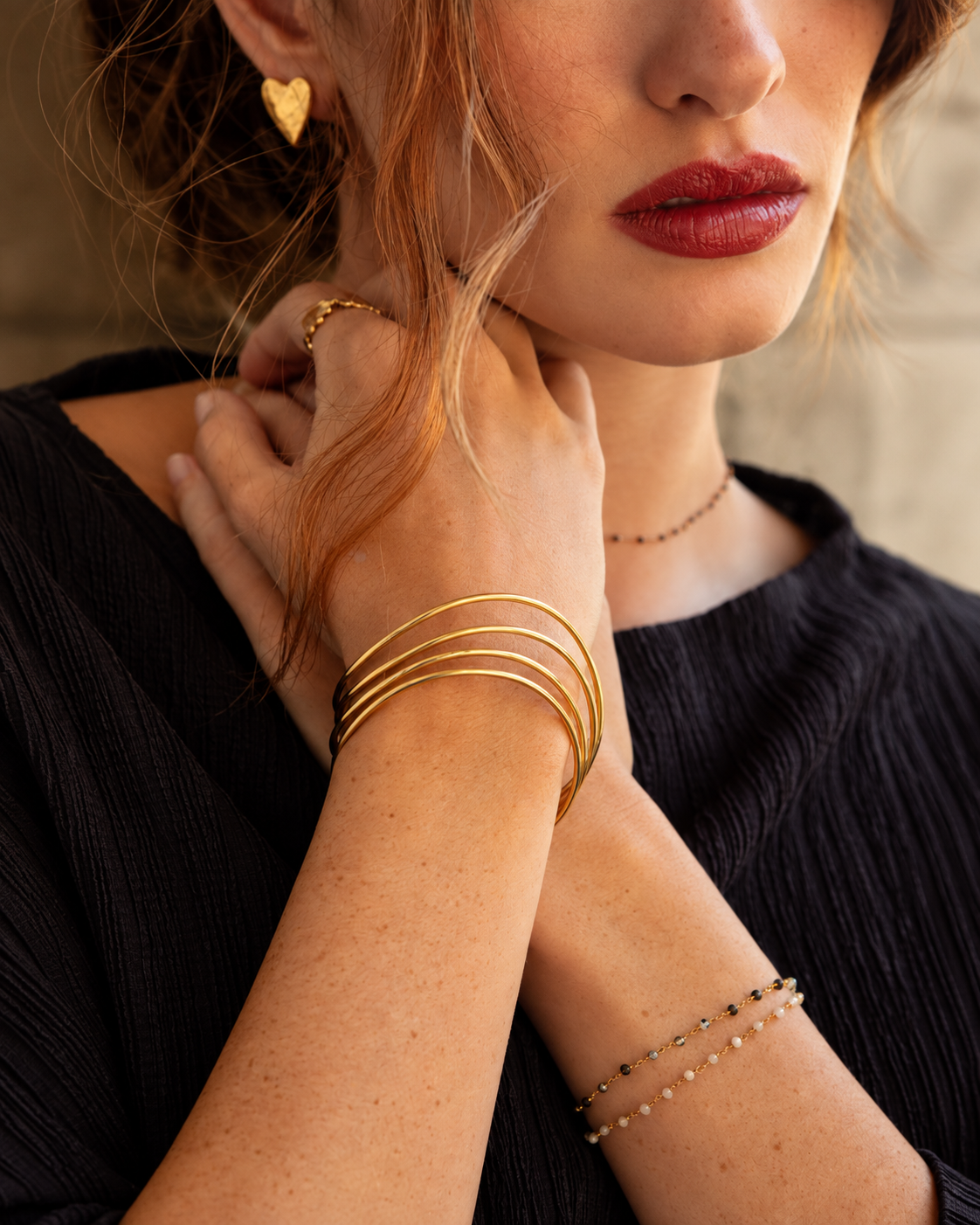 Solenna Gold Bracelet